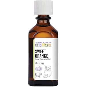 Aura Cacia 100% Pure Sweet Orange Essential Oil | GC/MS Tested for Purity | 60 ml (2 fl. oz.) | Citr | Amazon (US)