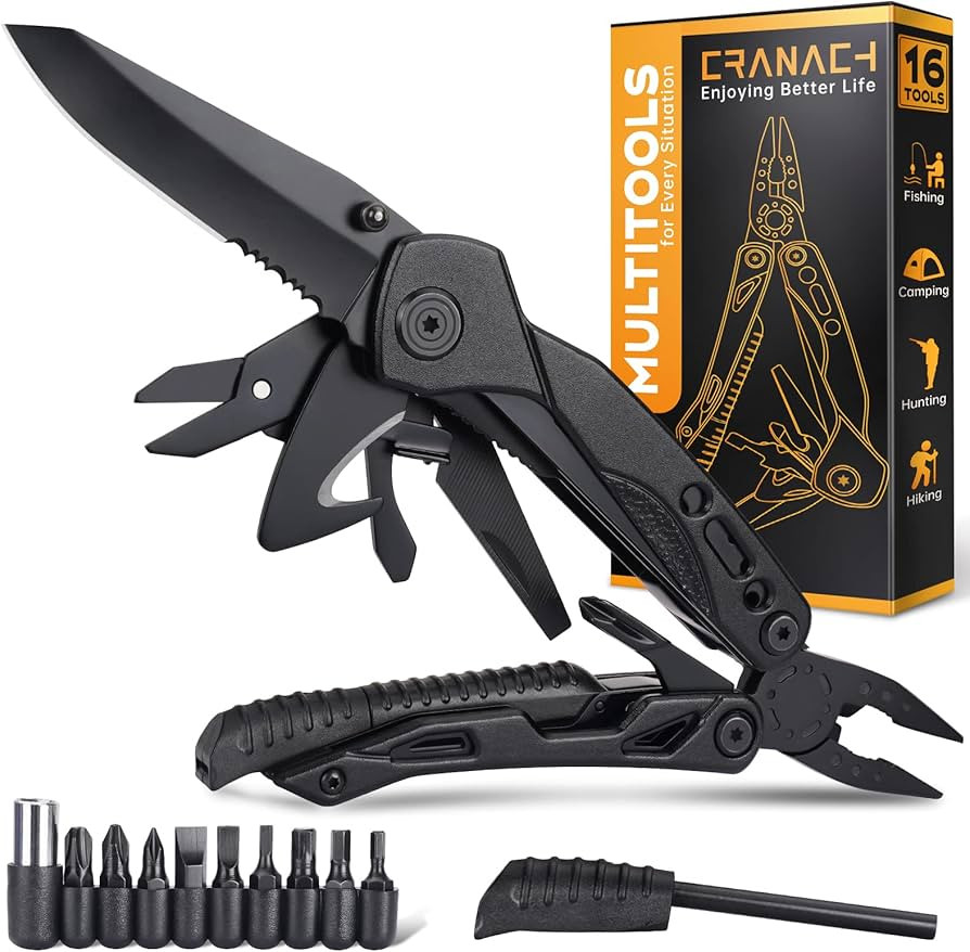 Christmas Stocking Stuffers for Men Dad Adults Gifts 16 In 1 Pocket Multitool Knife Plier Camping... | Amazon (US)