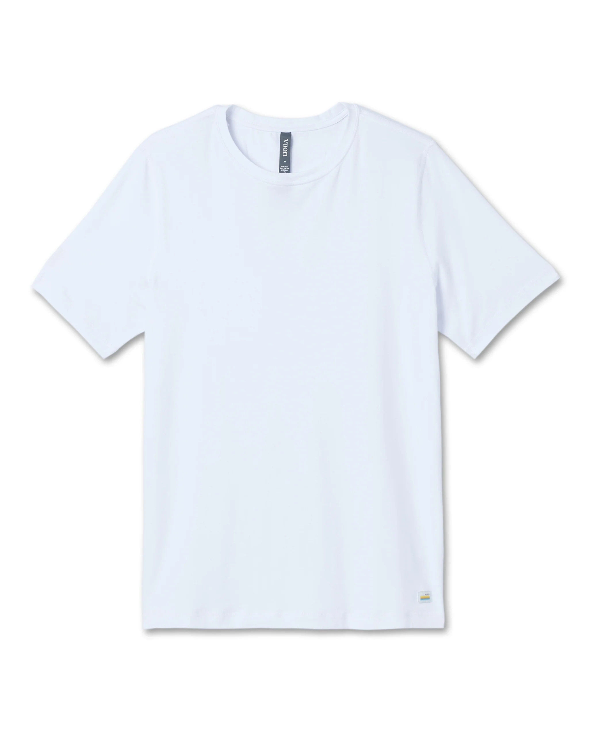 Tuvalu Tee – White Cotton T-Shirt – Vuori | Vuori Clothing (US & Canada)