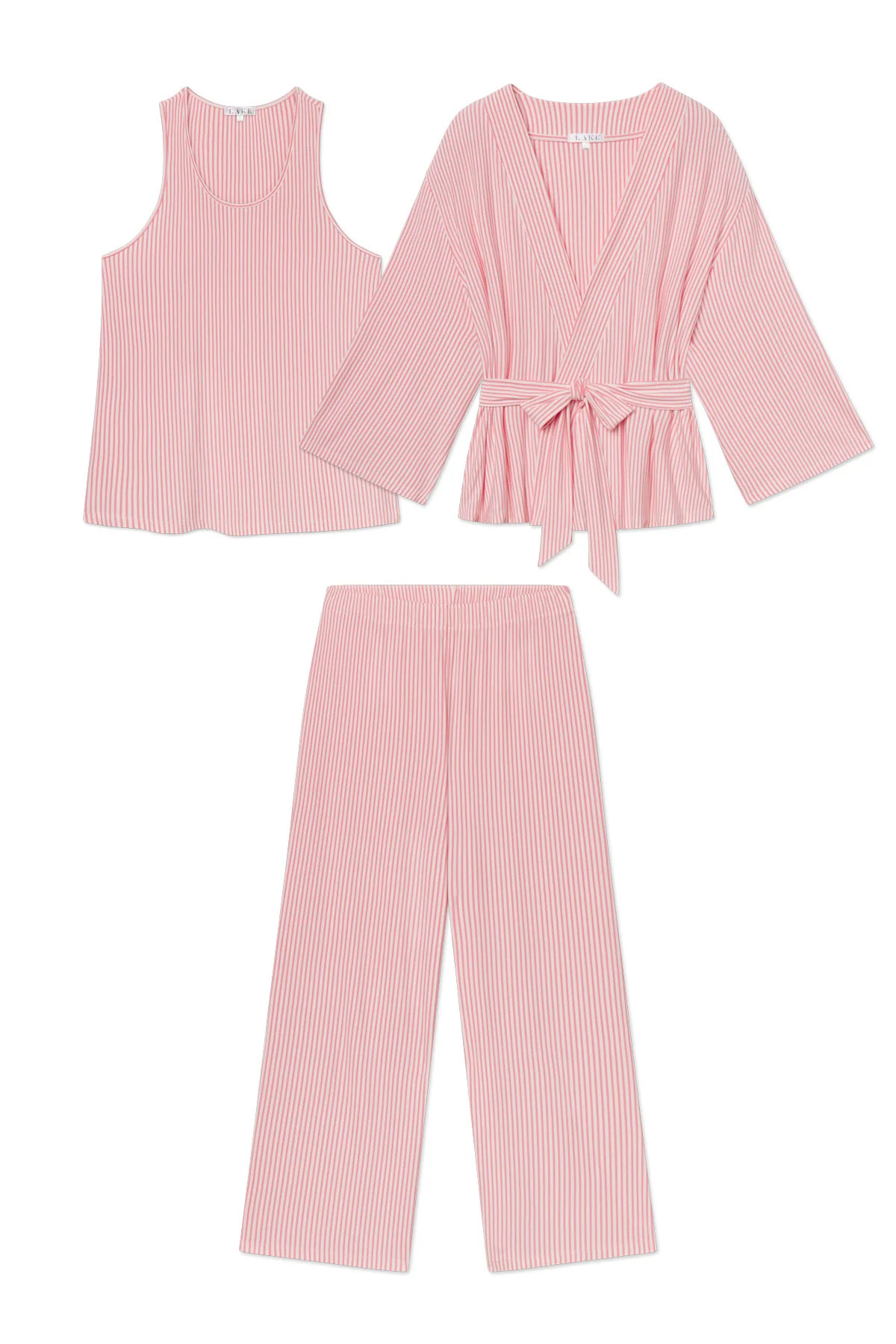 DreamModal® Kimono Pants Bundle in Gelato Pencil Stripe | Lake Pajamas