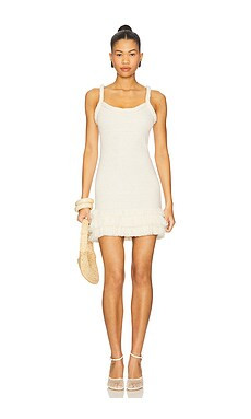 SIMONMILLER Leda Knit Dress in Ivory from Revolve.com | Revolve Clothing (Global)