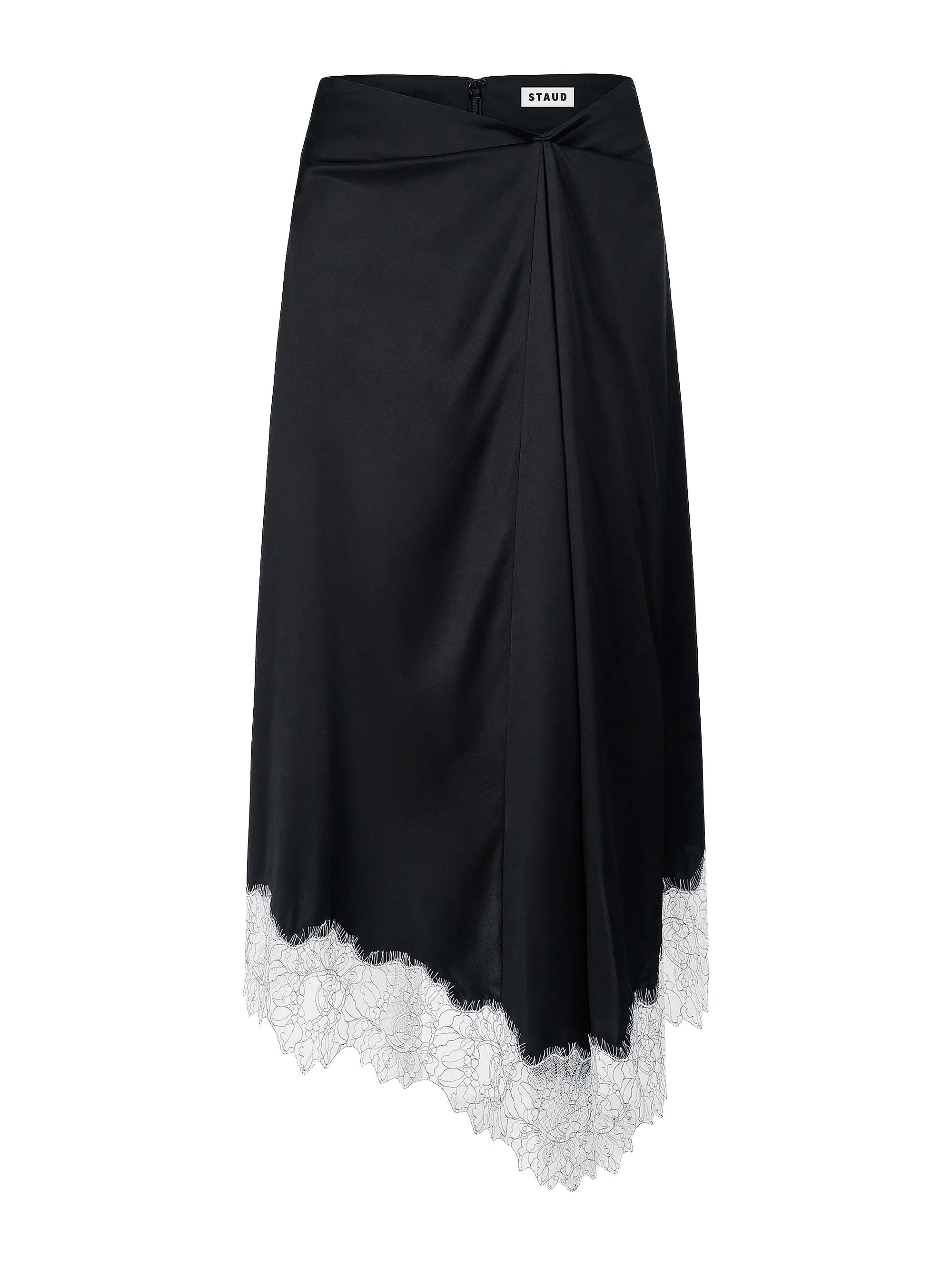 Sonoma Lace-Trim Silk Midi-Skirt | Saks Fifth Avenue