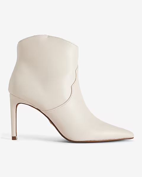 Pointed Toe Thin Heeled Booties | Express