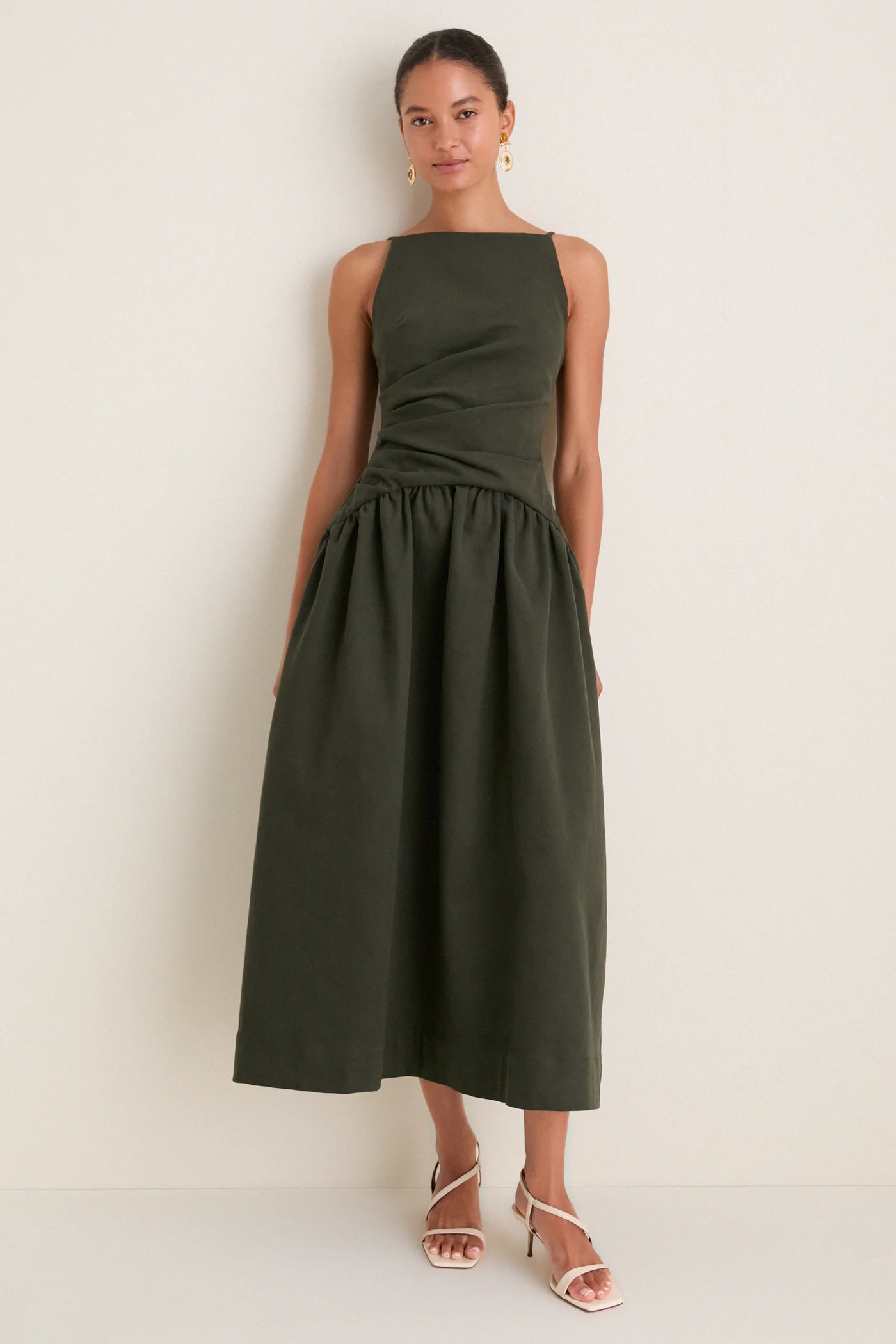Green Lotus Maxi Dress | Tuckernuck (US)