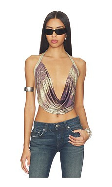 I.AM.GIA Sasha Top in Brown Snake from Revolve.com | Revolve Clothing (Global)