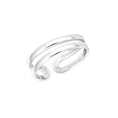 Silpada 'Parallel' Open Double-Band Toe Ring in Sterling Silver | Target