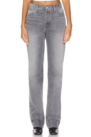 RE/DONE Originals Easy Straight Leg in Grigio from Revolve.com | Revolve Clothing (Global)