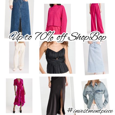 From on trend denim to must have pinks and knits and velvets and more- get yo to 70% off @shopbop with their sale- here are my picks! #investmentpiece 

#LTKstyletip #LTKfindsunder100 #LTKsalealert