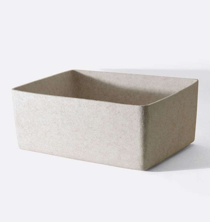 Sculpted Felt Bin | Rejuvenation