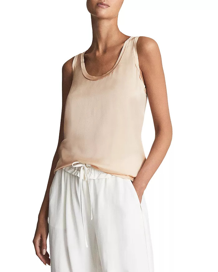 Riley Silk Blend Tank Top | Bloomingdale's (US)