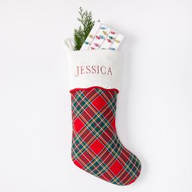 Tartan Plaid Stocking | Mark and Graham