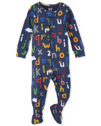 Unisex Baby And Toddler Long Sleeve Alphabet Print Snug Fit Cotton One Piece Pajamas | The Childr... | The Children's Place