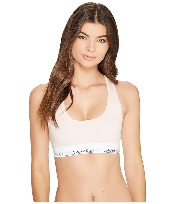 Calvin Klein Underwear Modern Cotton Bralette F3785 (Nymph's Thigh) Women's Bra | Zappos