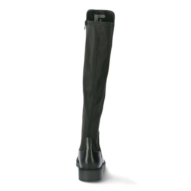 Time and Tru Women's Tall Over The Knee Stretch Boots, Wide Width Available | Walmart (US)