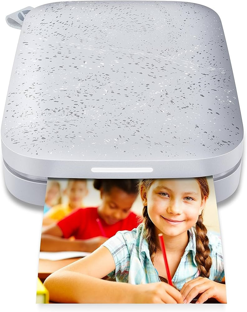 HP Sprocket Portable 2x3" Instant Color Photo Printer (Luna Pearl) Print Pictures on Zink Sticky-... | Amazon (US)