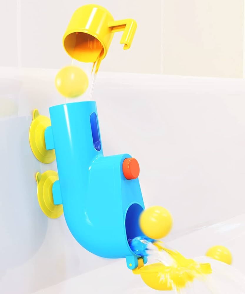 Fill N' Splash Submarine Bath Toy - Bath Toys for Toddlers 1-3 - 4 - 5 Years Old Bath Tub Toys fo... | Amazon (US)