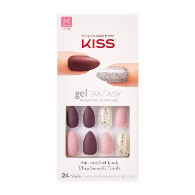 Kiss Gel Fantasy False Nails - Rush Hour - 28 ct | Target