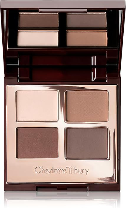 Charlotte Tilbury Luxury Palette Eyeshadow - Shimmer, Metallic & Satin Matte Eyeshadow Quad with ... | Amazon (US)