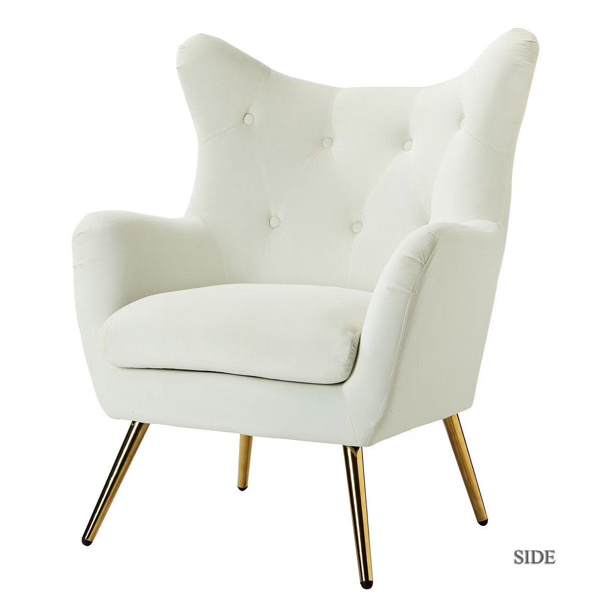 Godefroy Upholstery Accent Chair velvet with Wingback | Karat Home | Target