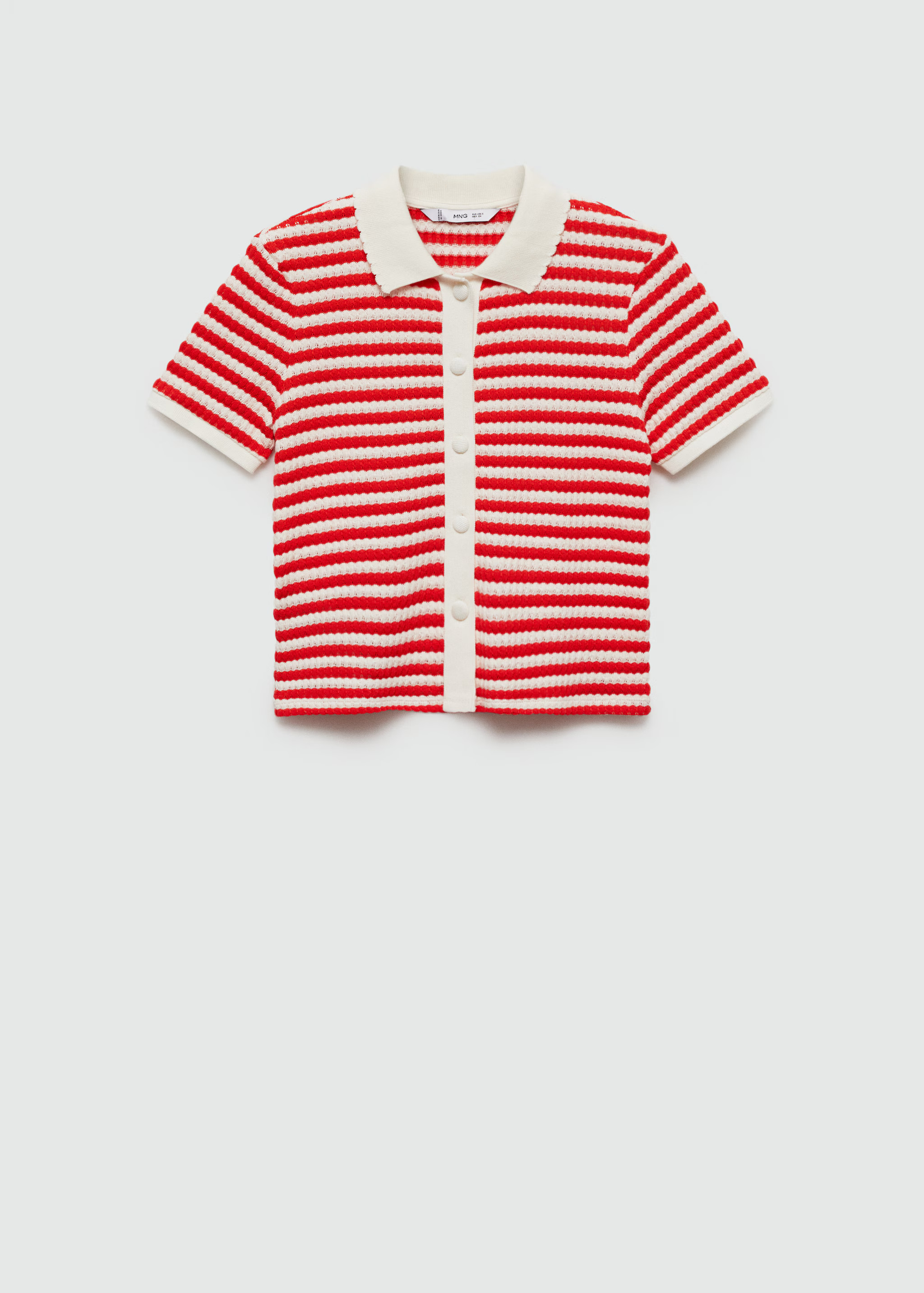 Combined knitted t-shirt - Women | MANGO USA | Mango (US/MX/AU)