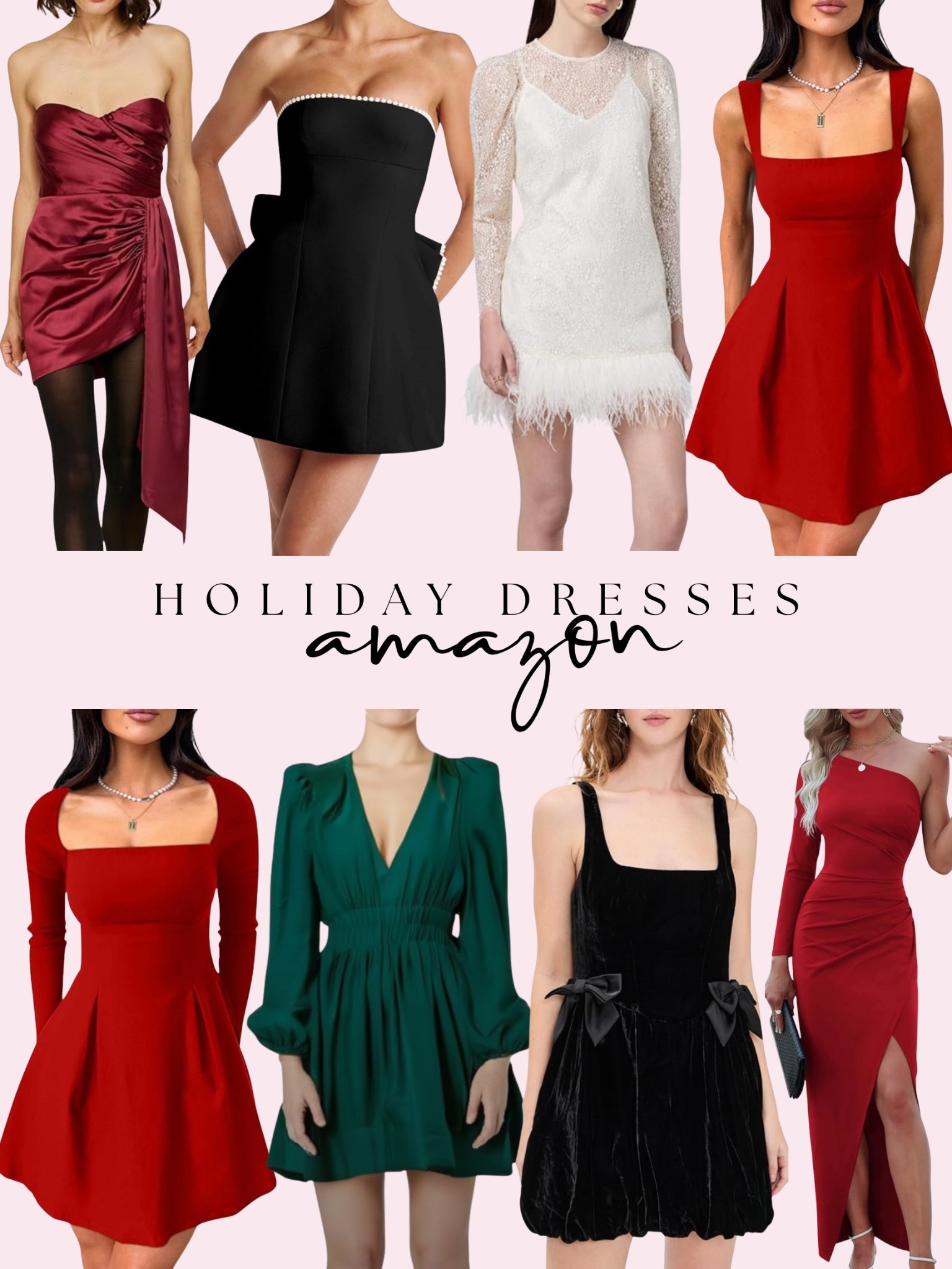 Amazon holiday dresses, Christmas dresses, holiday dress 

#LTKFindsUnder50 #LTKWedding #LTKHoliday