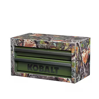 Kobalt Portable Mini Toolbox 10.83-in W x 5.91-in H x 5.91-in D 2 -Drawer Camo Steel Tool Box | Lowe's