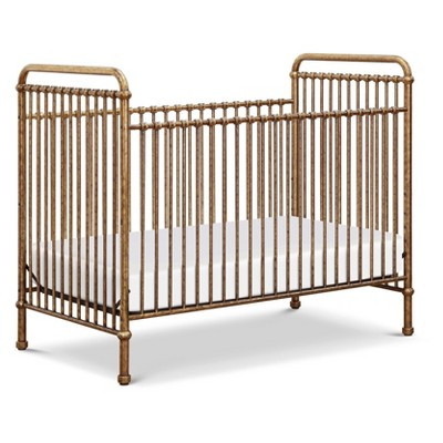 Namesake Abigail 3-in-1 Convertible Metal Crib - Vintage Gold | Target