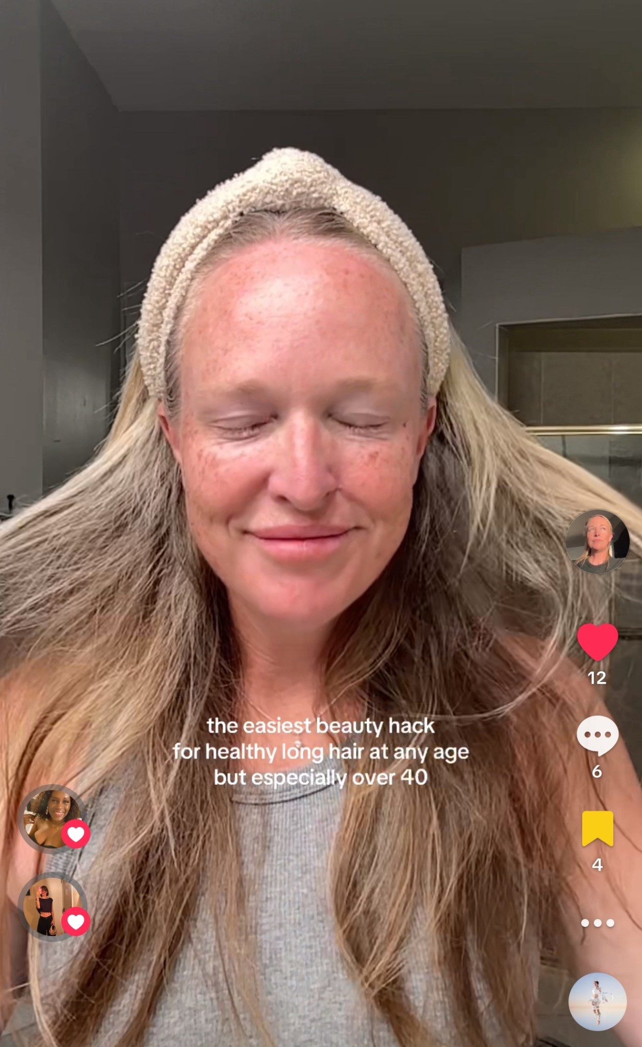 My secret to long healthy hair. Especially for those of us over 40. No supplements or products needed! The must have sleep scrunchie and the cutest boucle headband

#LTKOver40