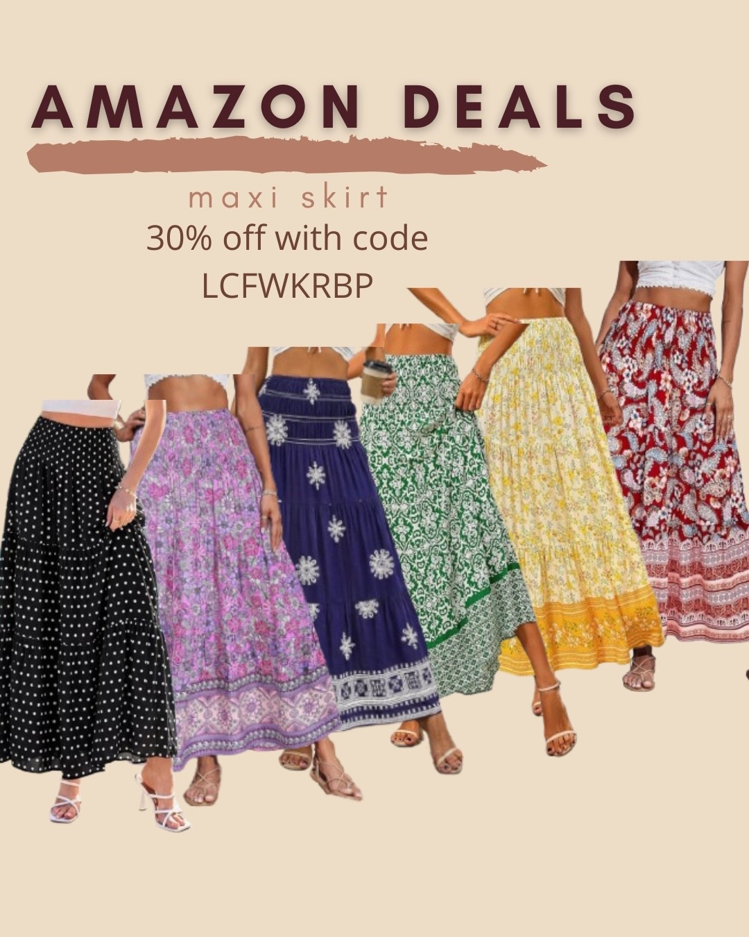$18 ends 5/1

Amazon fashion
Amazon deals
Maxi skirt
Print skirt
Beach wear
Resort wear


#LTKSaleAlert