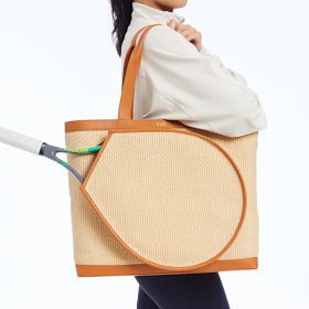 Raffia Tennis Tote | Mark and Graham