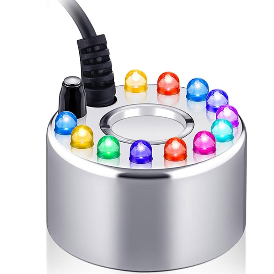 Yaomiao 1 Piece Halloween Mist Maker Fogger Small Ultrasonic Fog Machine Fountain Mister Fogger W... | Amazon (US)