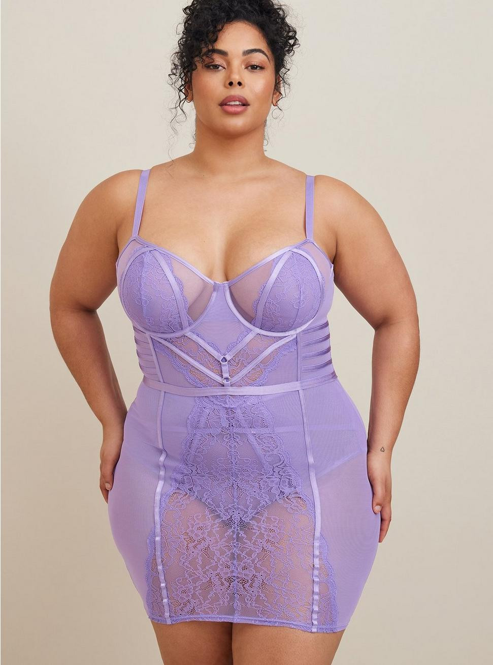 Straps And Lace Chemise | Torrid (US & Canada)
