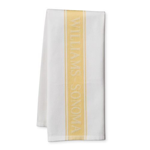 Wililams Sonoma Classic Logo Towels, Set of 4, Lemon Yellow | Williams-Sonoma