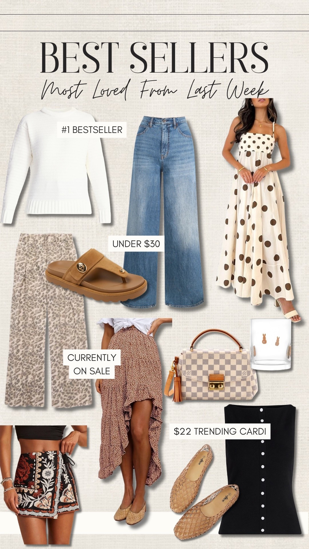 The bestsellers from everything that I shared last week!! It looks like resort wear was a big hit ☀️🙌🏼



#LTKgrwm #LTKootd