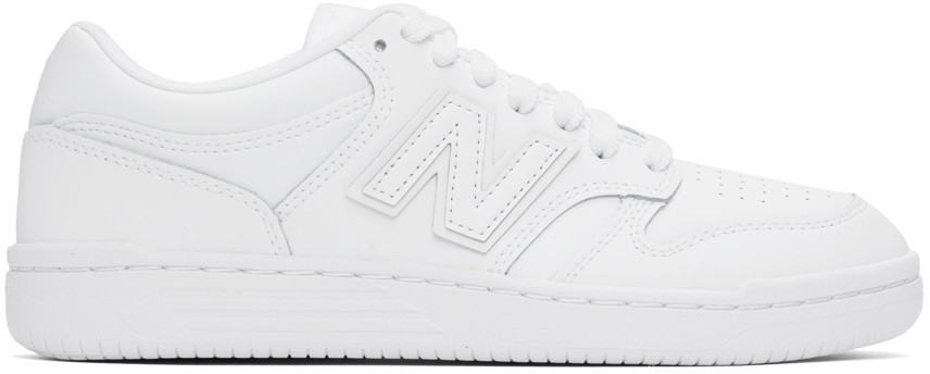 New Balance White 480 Sneakers | SSENSE