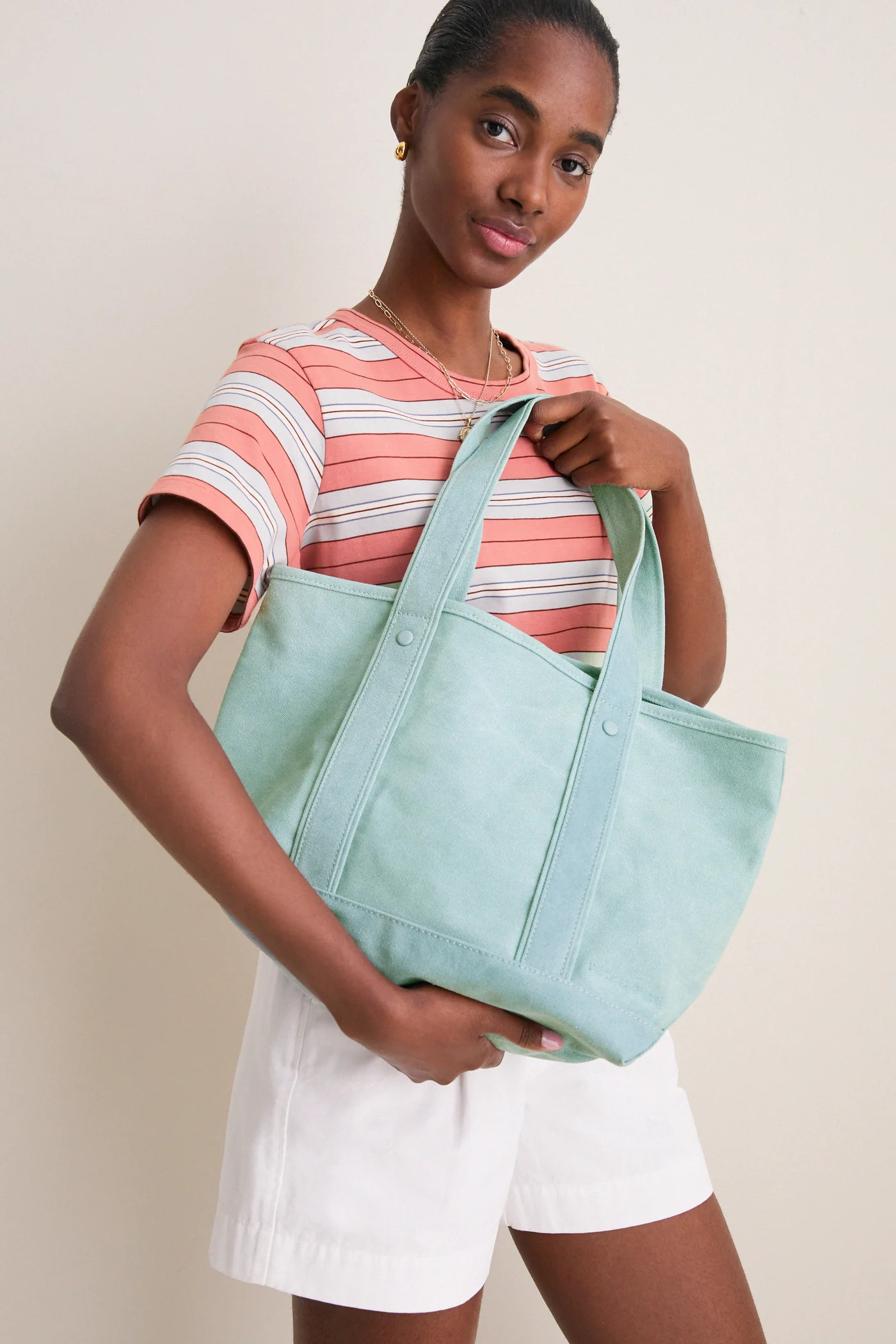 Small Sky Heritage Canvas Tote | Tuckernuck (US)