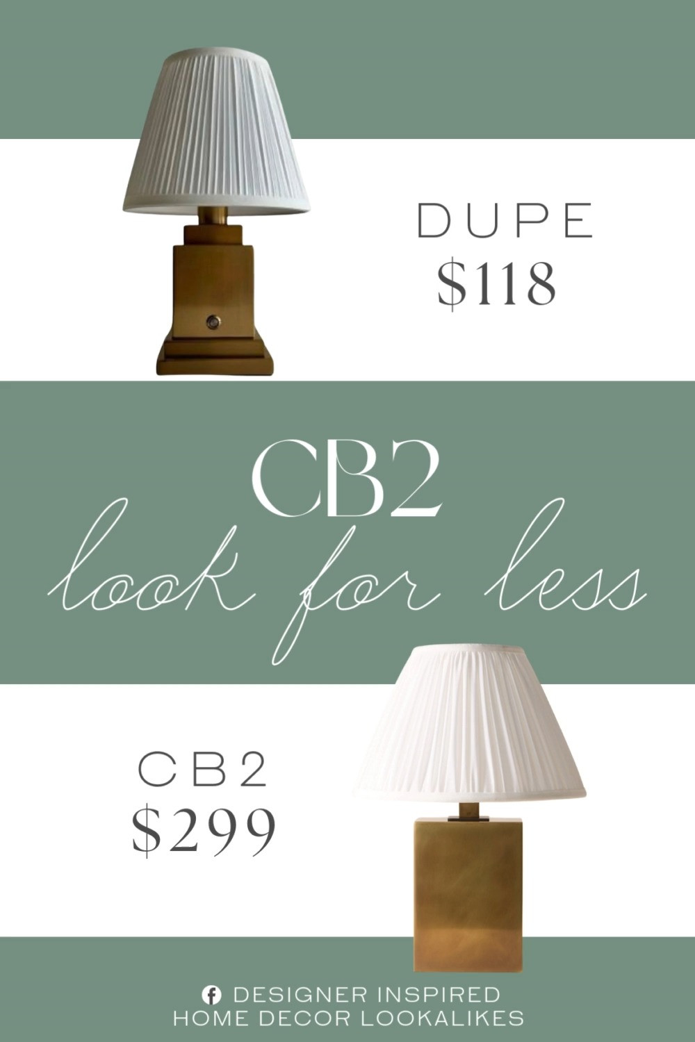 Inspired by CB2 Small Brass Table Lamp. Minimalist Table Lighting. Sleek Brass Lamp. Contemporary Table Light. Home Decor Lighting. Stylish Lighting Solution. Home Decor Lighting. Pleated Lampshade. Modern Desk Lighting.     

Home more affordable option find copy cat similar look for less budget friendly affordable cheap cheaper beautiful pretty. Clearance sale coupon code discount code promo code luxury lookalike look a like Inspo inspiration inspired by idea ideas Love like these? I share multiple every day in my FB group.
#cb2inspired #tablelamp #lampshade #stylishlamp #modernlighting #tablelighting #pleatedlampshade #stylishlamp #decorativelighting 

 #LTKHome