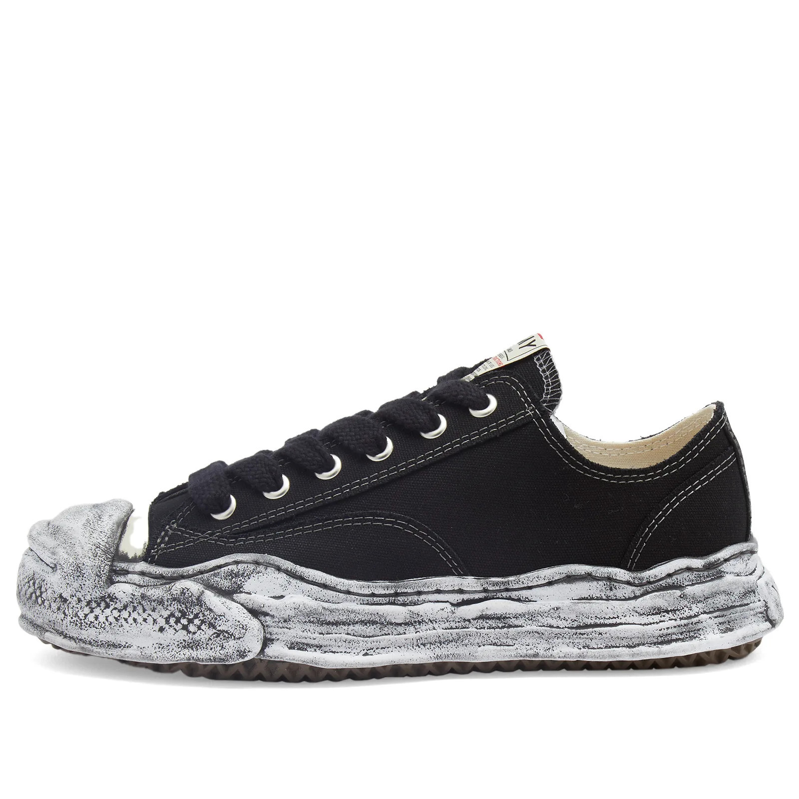Maison MIHARA YASUHIRO Hank Original Sole Canvas Sneaker Black | END. Clothing