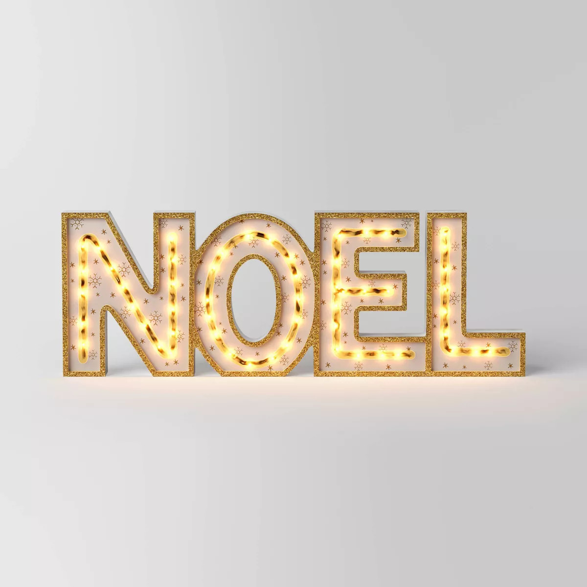 Lit LED 'Noel' Christmas Tabletop Sign - Wondershop™ | Target