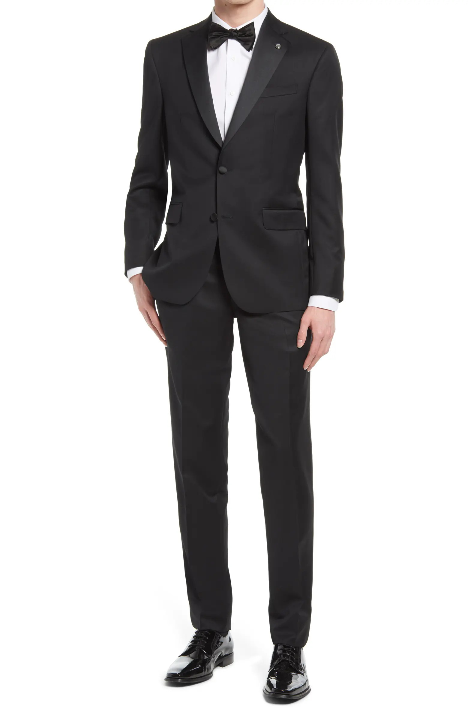 Jenner Slim Fit Notch Lapel Wool & Mohair Tuxedo | Nordstrom
