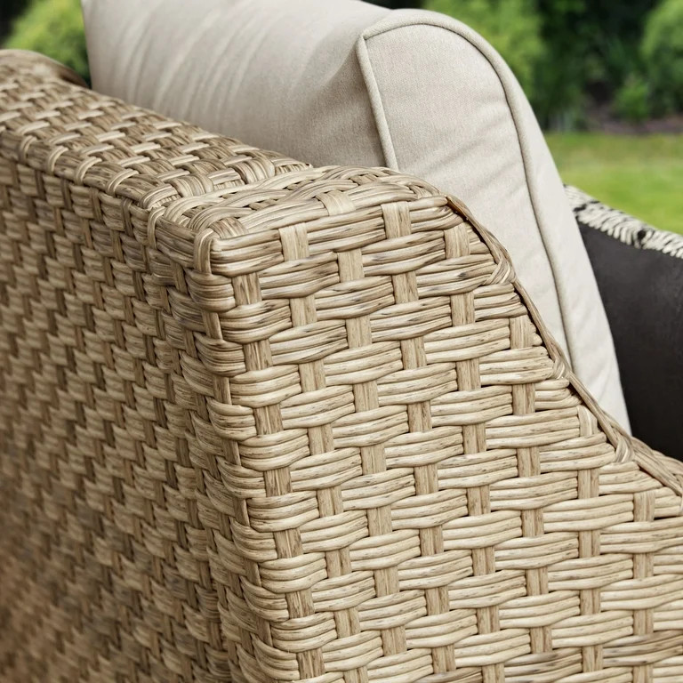 Better Homes & Gardens River Oaks 2 Piece Swivel Glider with Patio Cover | Walmart (US)