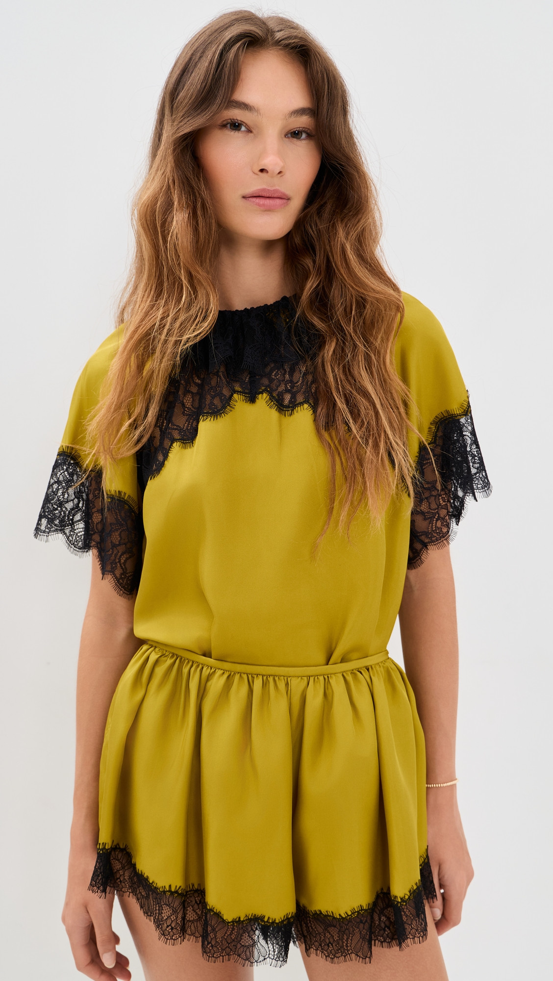 Ulla Johnson Nina Silk Blouse Citrine 0 | Shopbop