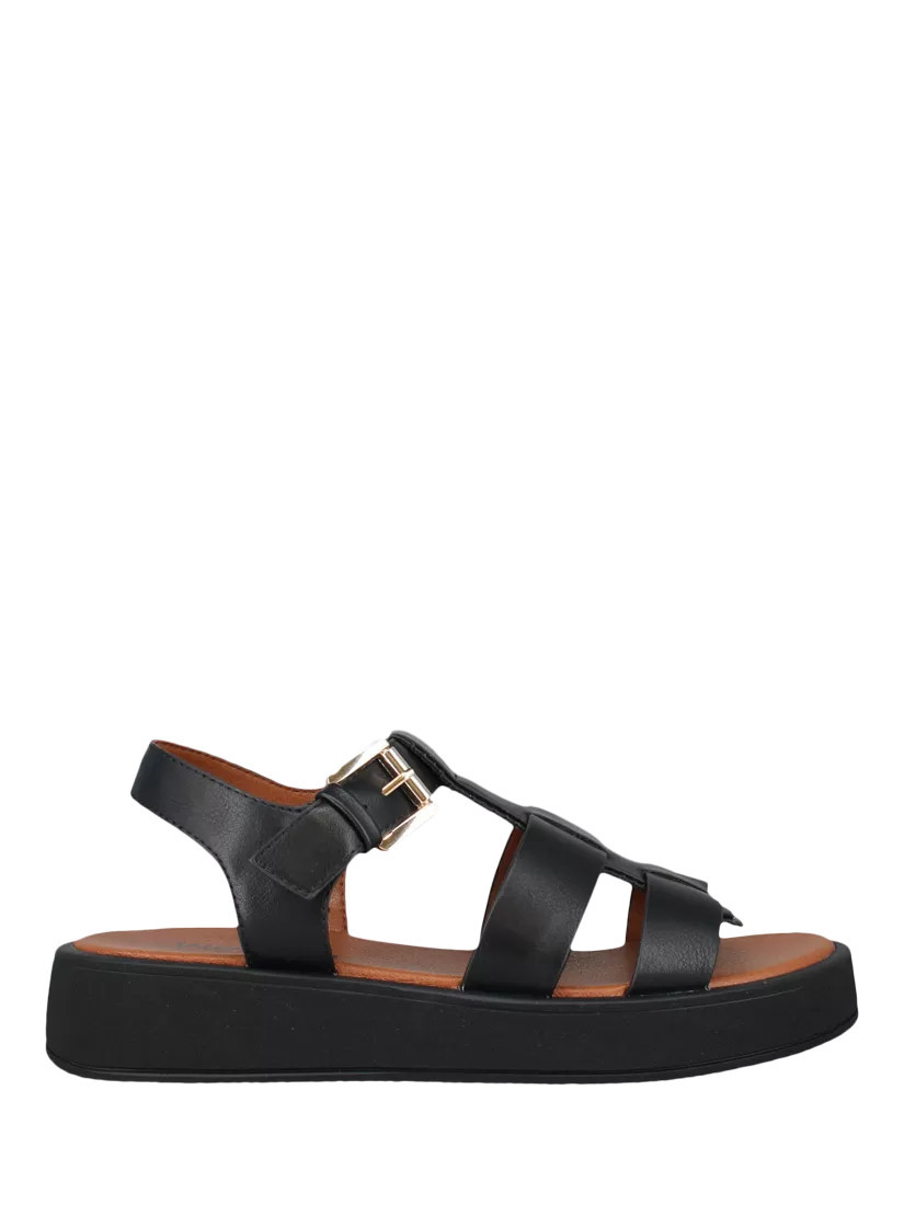 Westland by Josef Seibel Macie 04 Gladiator Footbed Sandals, Black | John Lewis (UK)