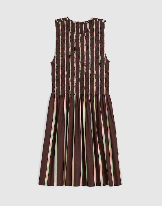 Madewell x Shopbop Melody Smocked Mini Dress | Madewell