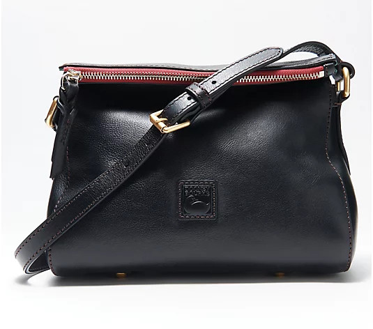 Dooney & Bourke Florentine Leather Laurel Crossbody | QVC