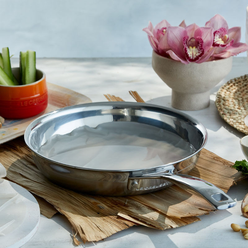 Classic Stainless Steel Fry Pan | Le Creuset