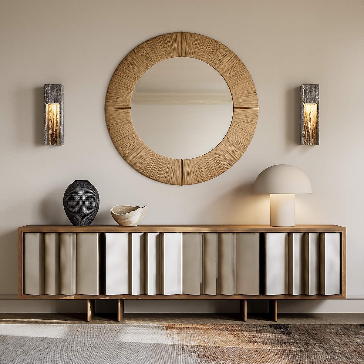 Kibo 83" Steel And Oak Wood Media Console By Kravitz Design

#LTKHome #LTKootd #LTKmomlife