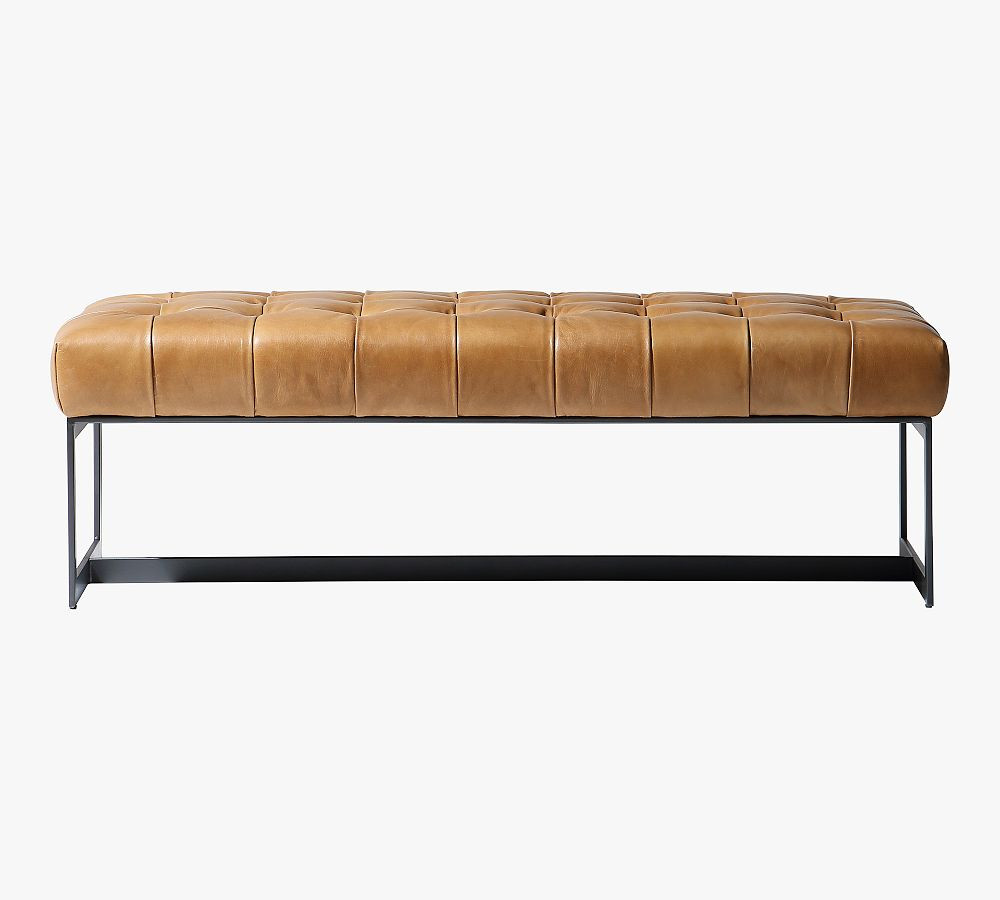 Ram Leather Bench (54") | Pottery Barn (US)