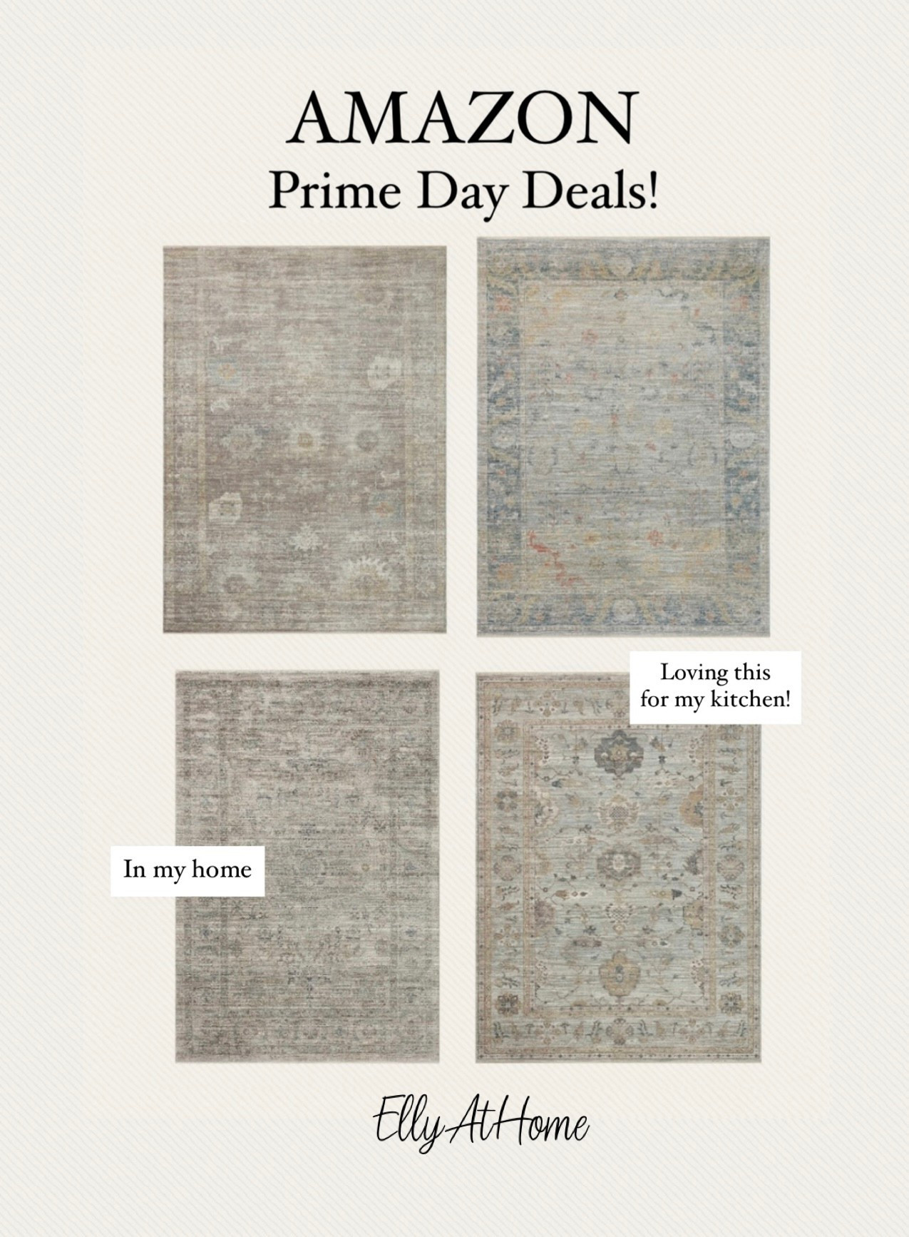 Amazon Prime day deals! Beautiful area rugs for any space in your home! Living room, dining room, kitchen, bedroom, foyer, entryway. Amazon home 

#LTKHome #LTKSaleAlert #LTKStyleTip