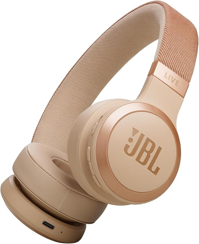 JBL Live 670NC - Wireless On-Ear Headphones with Adaptive Noise Cancelling with Smart Ambient, Up... | Amazon (US)